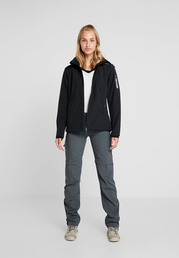 ZIP HOOD - Soft shell jacket - nero3