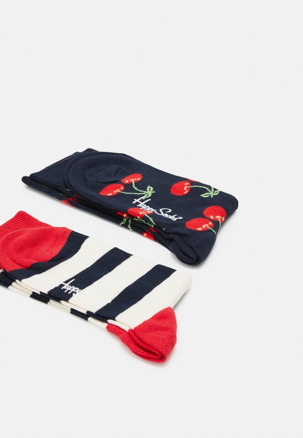 CHERRY STRIPE UNISEX 2 PACK - Socks - multi2