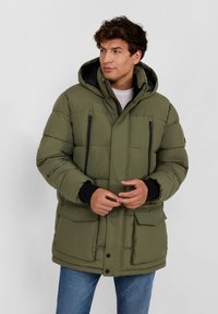 RESPECT WARM PADDED WITH HOOD - Vinterjakker - khaki