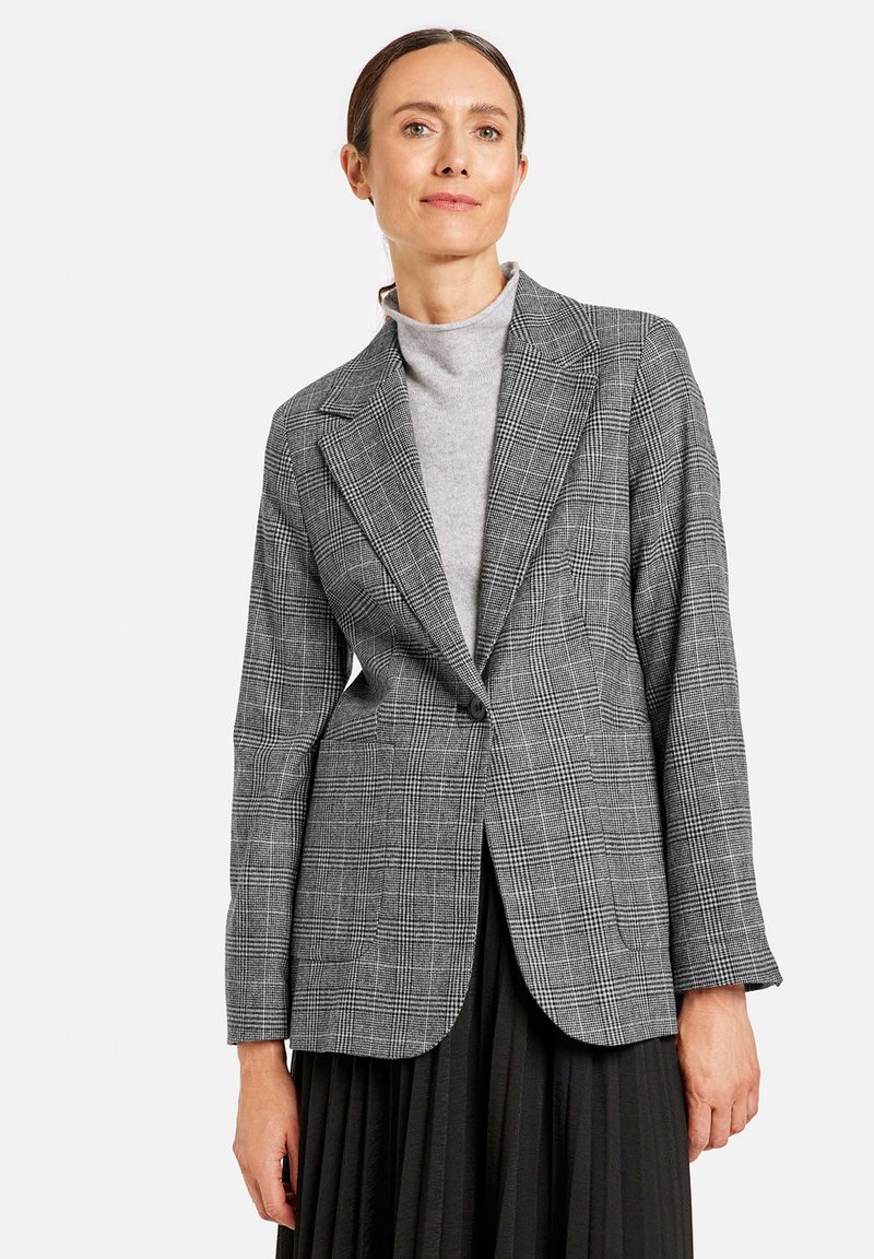 Gerry Weber Kurzmantel - grau karo
