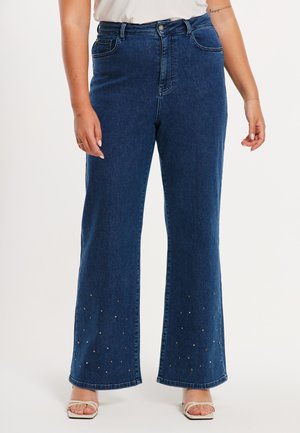 FLARE FIT - Flared jeans - indigo