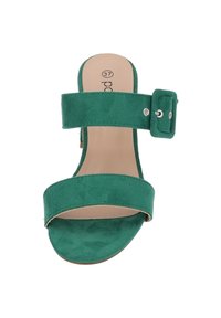 Palado Pantofle na podpatku - green