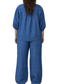 s.Oliver BLUSE - Overhemdblouse - blau