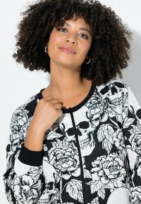 Angel of Style TOTENKOPF ROSEN - Sudadera con cremallera - black
