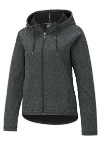 Puma Sudadera con cremallera - mottled black