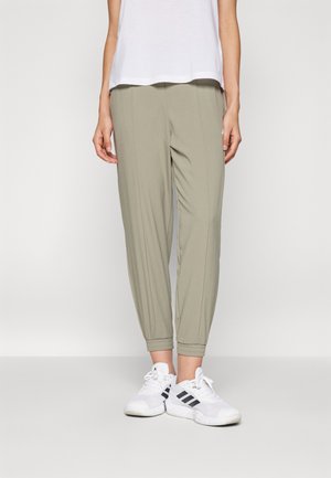 adidas Performance AEROREADY ESSENTIALS MINIMAL BRANDING WOVEN - Teplákové kalhoty - silver pebble