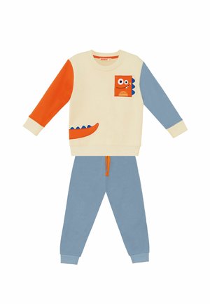 Denokids SET - Trainingspak - grau meliert