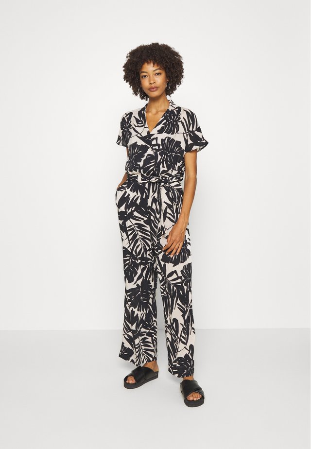 OVERALL - Jumpsuit - white/grey