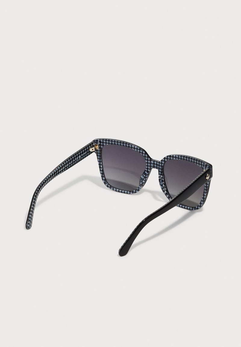 kate spade new york KIYA - Sunglasses - black pattern white 
