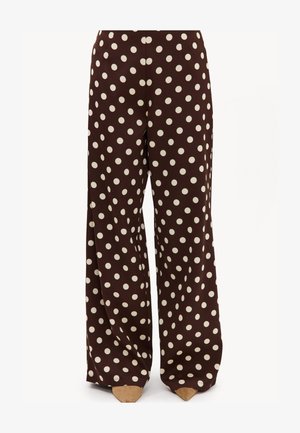 LOAVIES, THE VOW THAT ENDURES - Pantalon classique - dots small brown