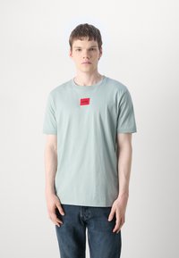 HUGO DIRAGOLINO - Jednoduché tričko - open grey