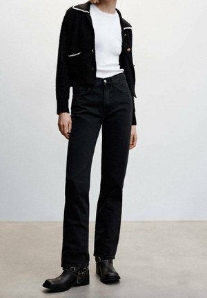 Mango, Jean droit - black denim