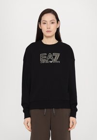 EA7 Emporio Armani - Sweatshirt - black/gold Miniatyrbilde 1