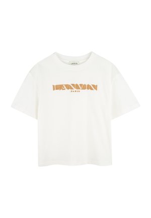 À MANCHES COURTES - T-shirt imprimé - offwhite
