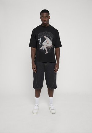 FAVELA, PAINTING T-SHIRT - T-shirts print - black washed