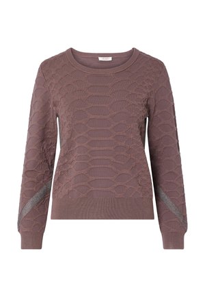 LIU JO, LIU JO JACQUARD SWEATER - Pullover - purple