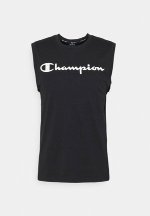 SLEEVELESS CREWNECK - Top - black