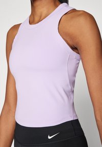 Nike Performance ONE FITTED CROP TANK - Top - lilac bloom/black