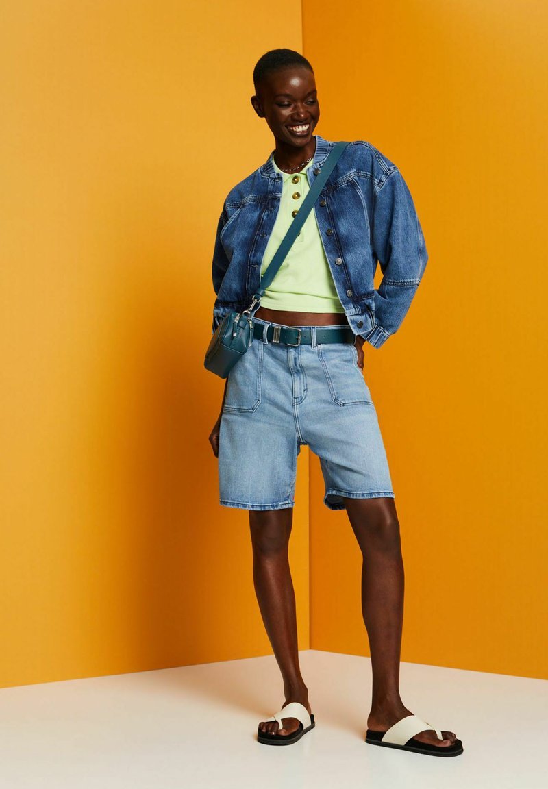 Esprit INDOOR Denim jacket blue medium washed new/blue denim Zalando.co.uk