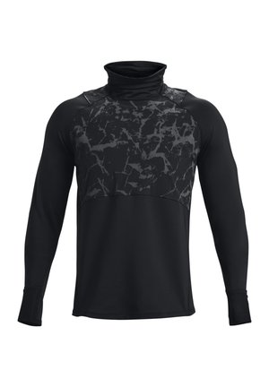 Under Armour OUTRUN THE COLD FUNNEL - Long sleeved top - schwarz