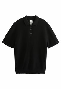 Next SHORT SLEEVE REGULAR FIT - Pikeepaita - black