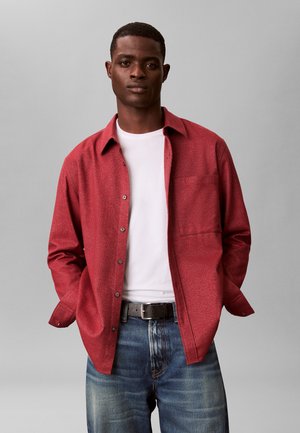 MELANGE FLANNEL EASY - Hemd - berry blush