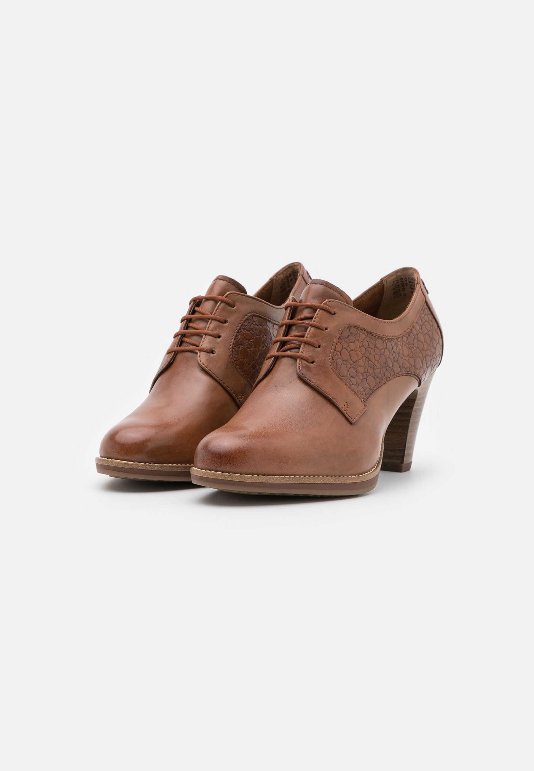 Tamaris Schnürpumps - cognac - Zalando.de