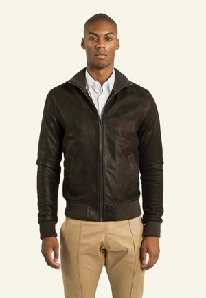 Serge Pariente PAROS COW  - Veste en cuir - brown