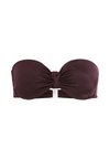 LSCN BY LASCANA BANDEAU - Zgornji del kopalk - aubergine