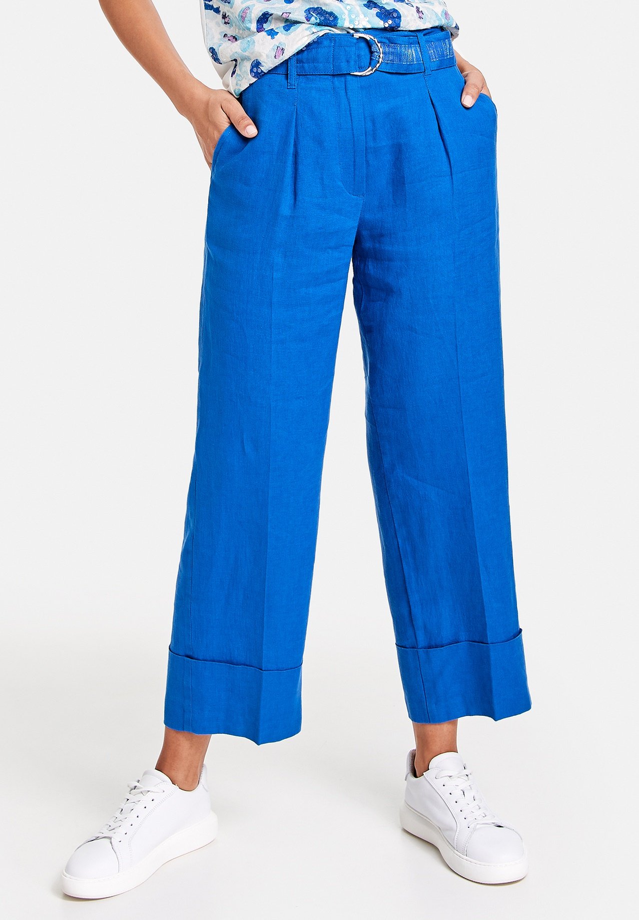 Pantalon De Loisirs Femme Taifun - Coupe Courte, Décontracté