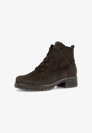 Gabor, GABOR SCHNÜRSTIEFELETTE - Winter boots - mocca