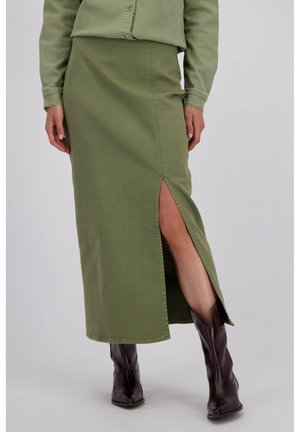 JACOBINS - Jupe crayon - olivegreen