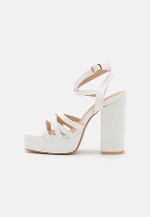 RAID LONI - Platvormsandaalid - white
