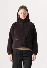 Samsøe Samsøe TARA JACKET - Fleecejas - chocolate torte