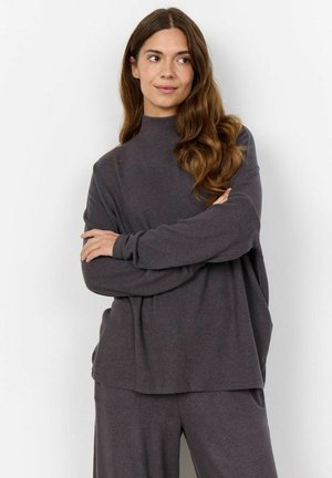 SC-BIARA 126 - Long sleeved top - dk grey melange