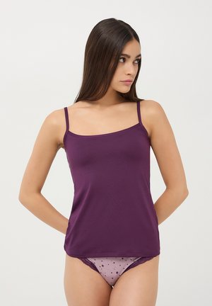 Terranova THERMAL A UNITA - Maglietta intima - viola scuro