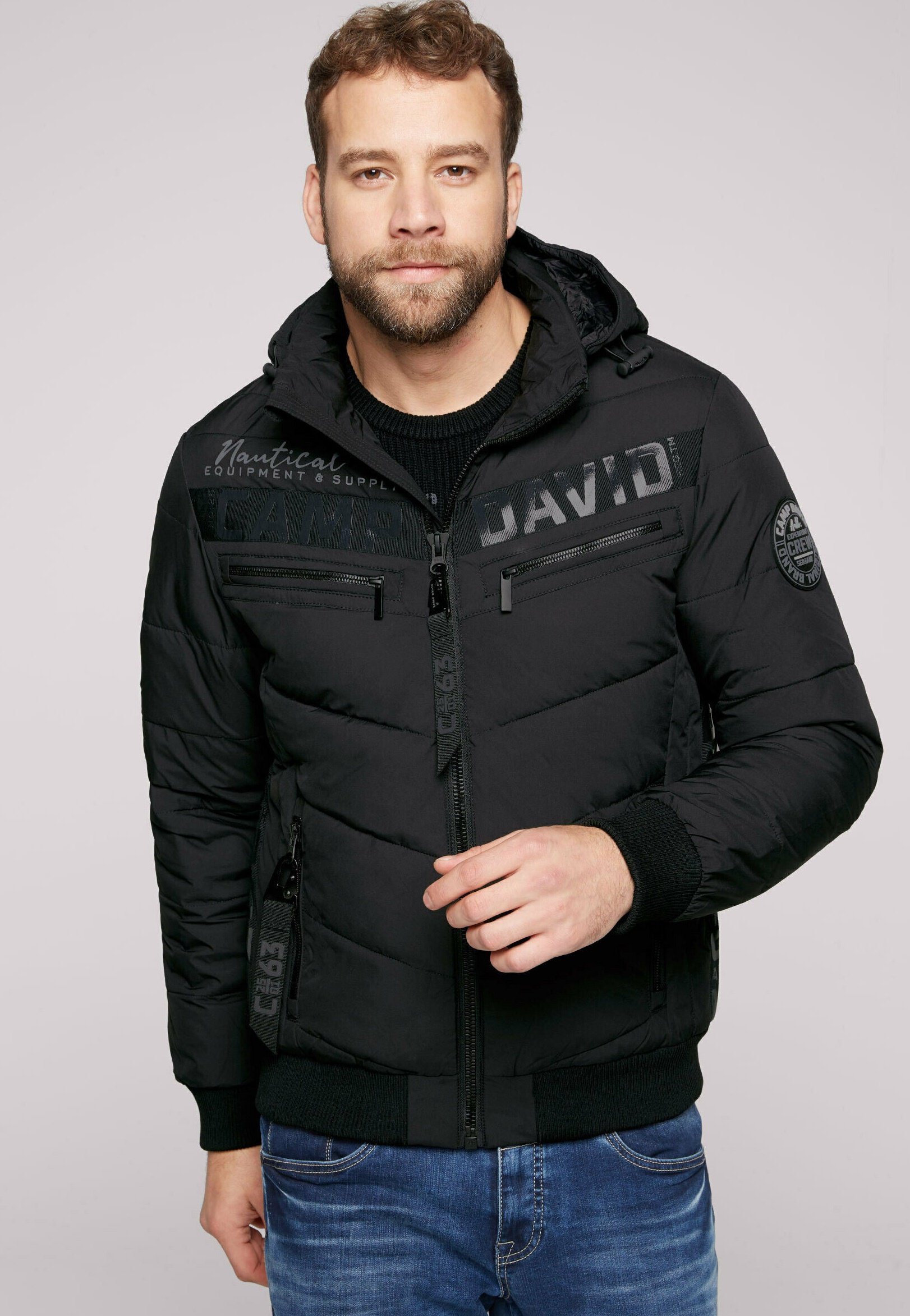 Winterjacke Camp David Herren Jacke Mit Kapuze Camp David Winter