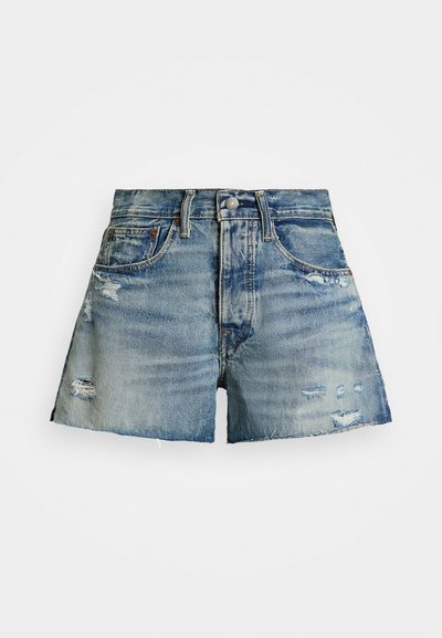Polo Ralph Lauren RIGID DENIM WOVEN SHORTS - Calções de ganga - mixco wash