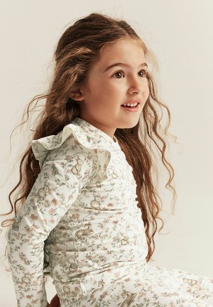 WITH FRILL - T-shirt à manches longues - off-white