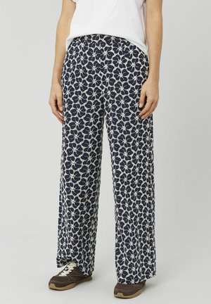 BRODÉ - Pantalon classique - bleu foncé