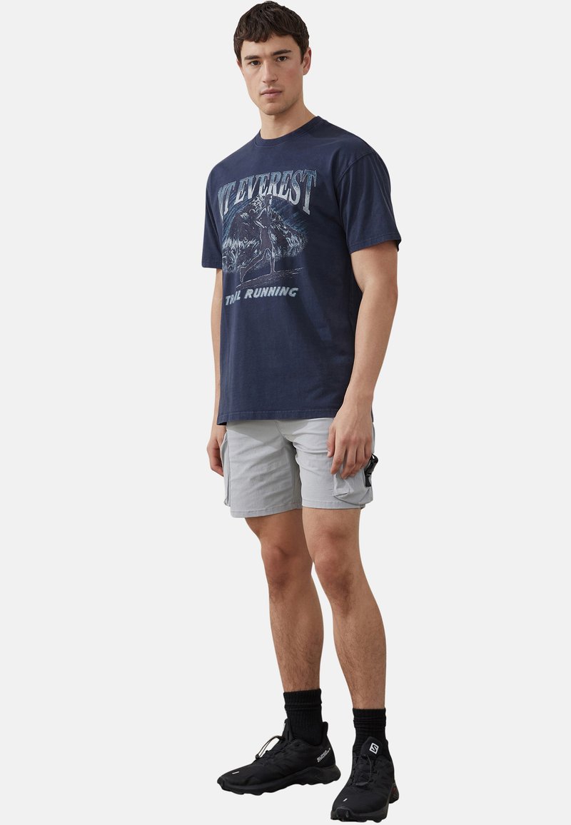 Cotton On T-shirt print blauw