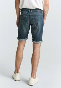 TOM TAILOR TTJOSH Regular - Traperice uskog kroja - dark stone blue grey denim