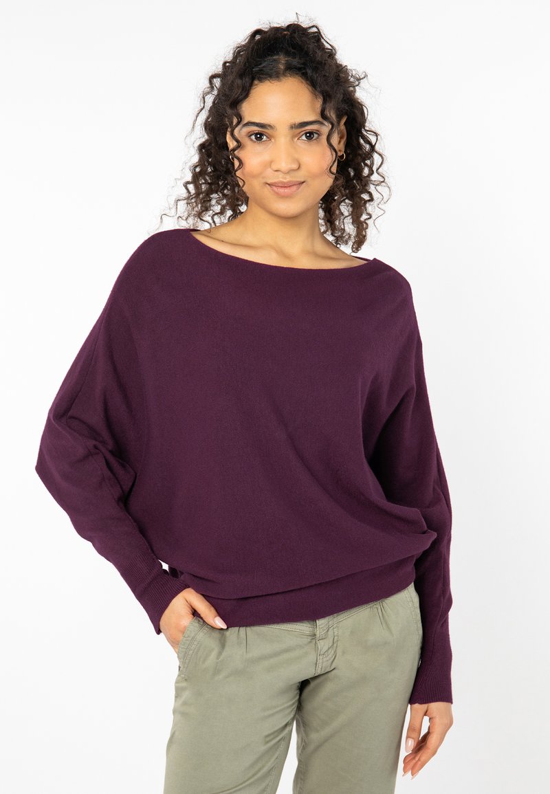 Sublevel Strickpullover - dark red