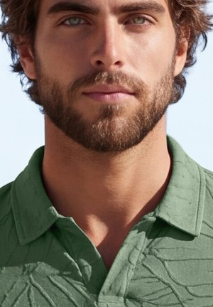 Beach Time, BEACH TIME POLOSHIRT - Polo shirt - salbei