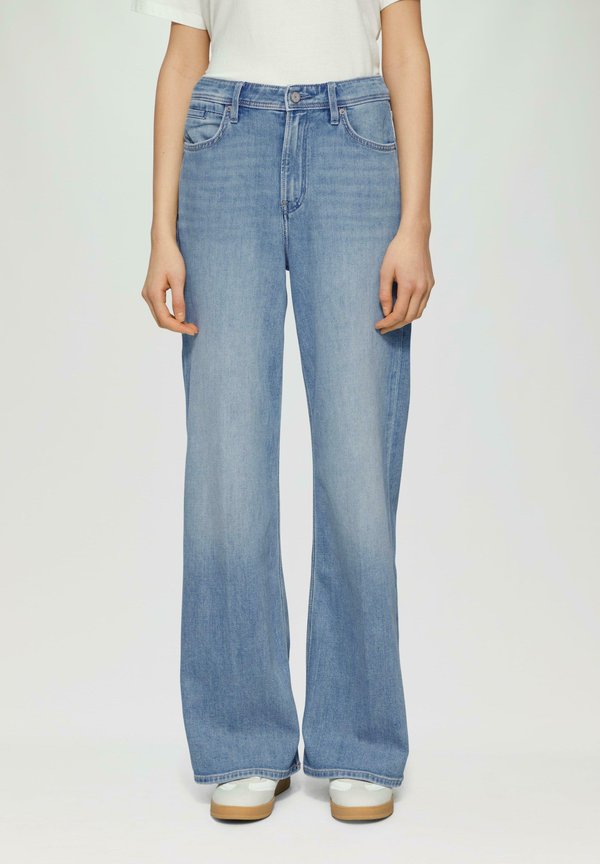WIDE LEG - Jeans Relaxed Fit - hellblau