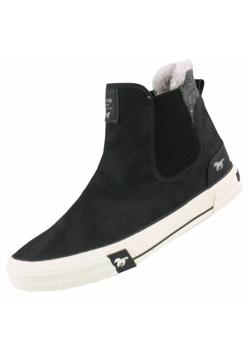 Mustang GEFÜTTERT  - Boots à talons - schwarz