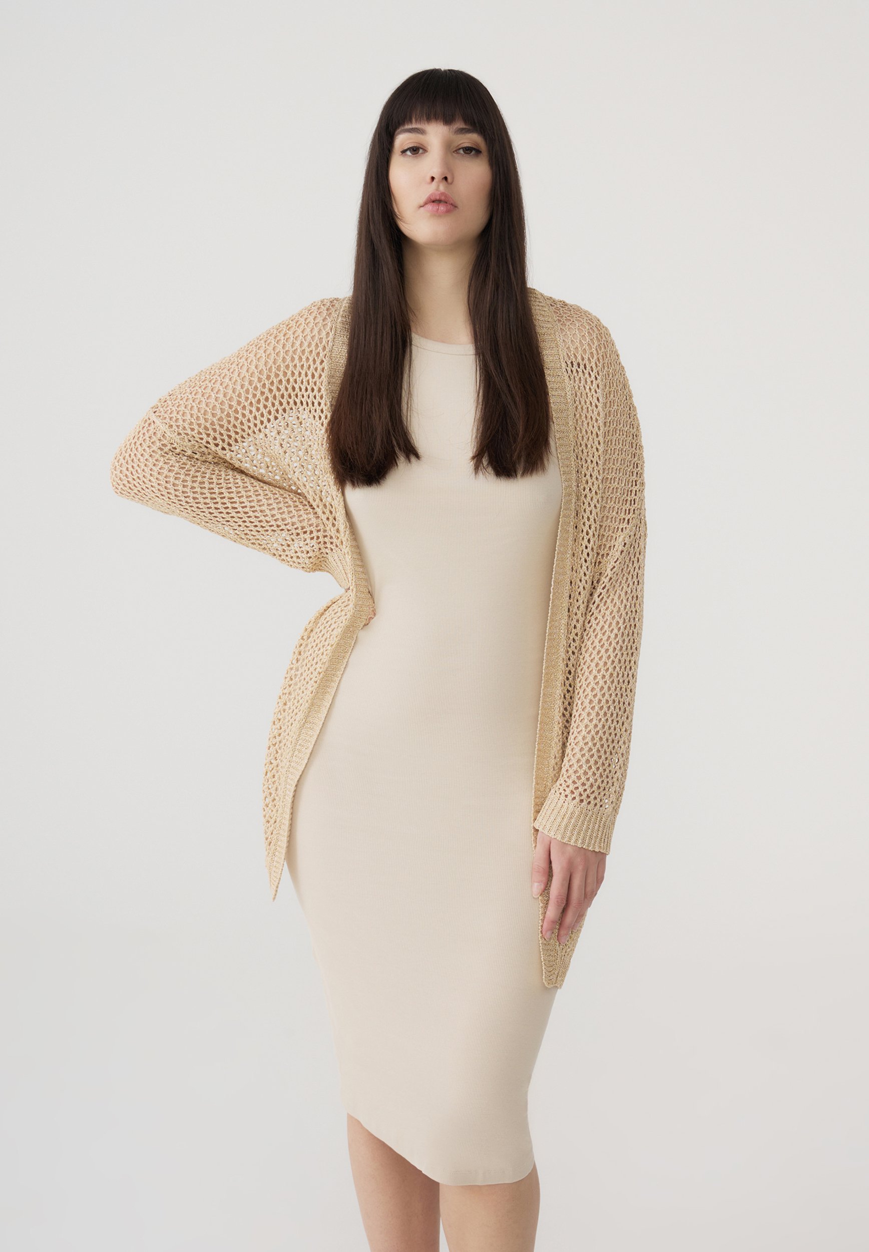 Satuun Cardigan Corto Donna Maniche Lunghe Scollo A V Maglia Bolero Coprispalle Elegante, Taglia L, Nero