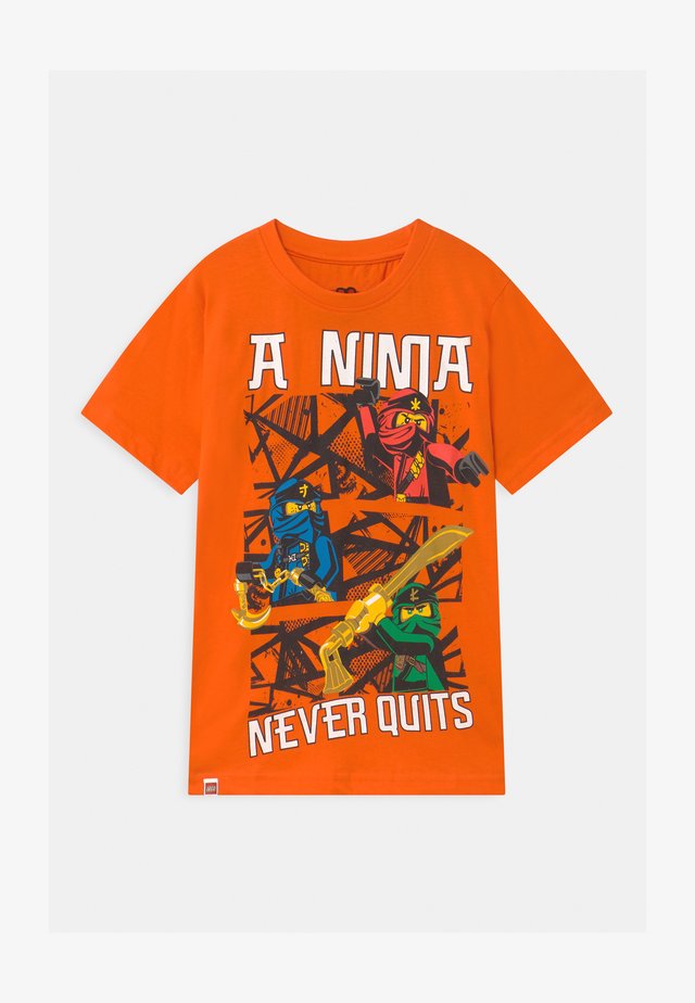 T-shirts med print - orange