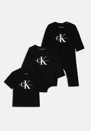 Calvin Klein Jeans MONOLOGO ESSENTIALS GIFTPACK UNISEX SET - Tuta jumpsuit - black