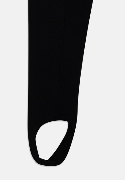 Μαύρα κολάν με λεία υφή, εφαρμοστή σχεδίαση και κομμένα μπατζάκια στον αστράγαλο. Φτιαγμένα από ελαστικό υλικό για άνεση και ευελιξία.